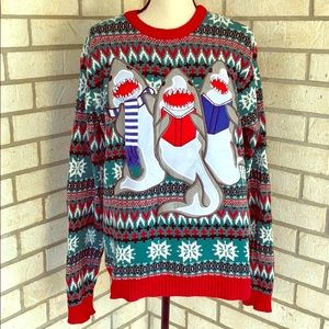 Shark Christmas Sweater